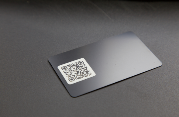 Exemple de code QR de carte NFC