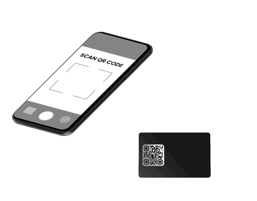 NFC Visitenkarte iPhone-Scan