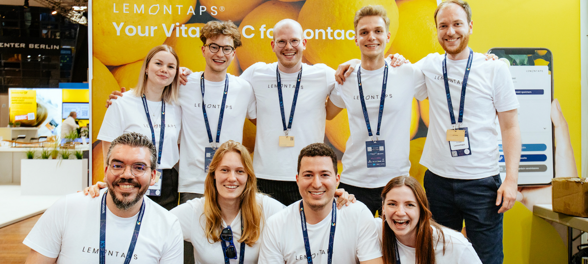 Das Lemontaps-Team rund um die digitale Visitenkarte