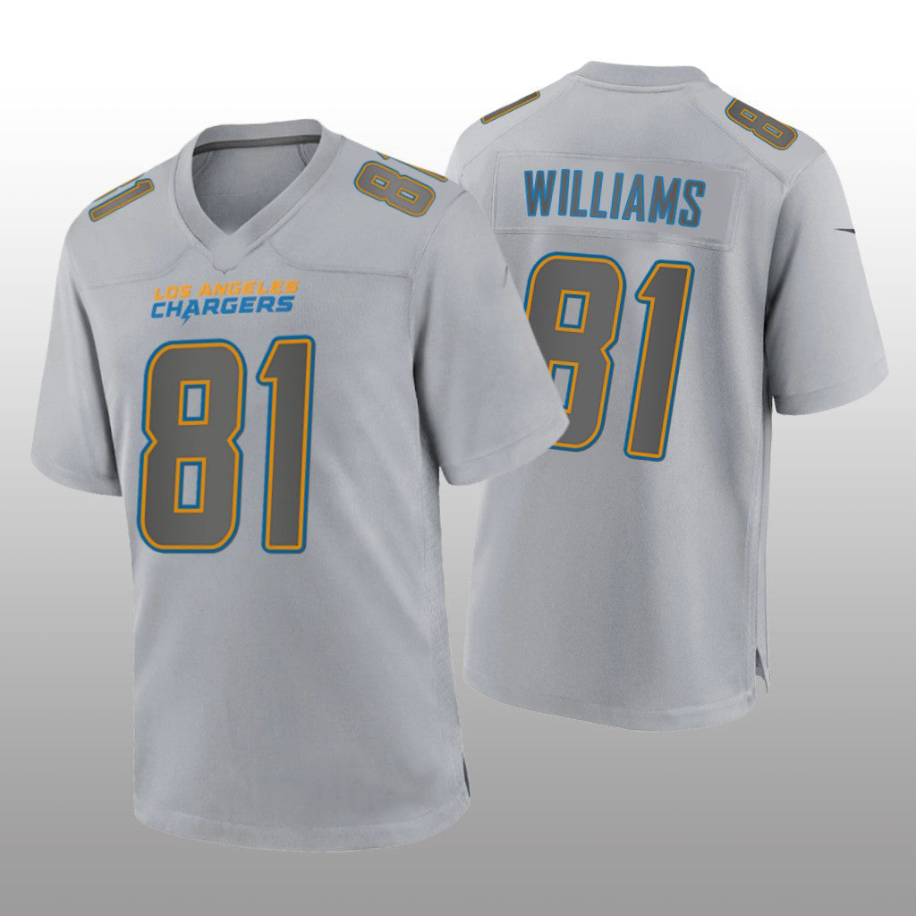 Men's Nike Joey Bosa Gray Los Angeles Chargers Atmosphere Fashion Game Jersey Size: Small