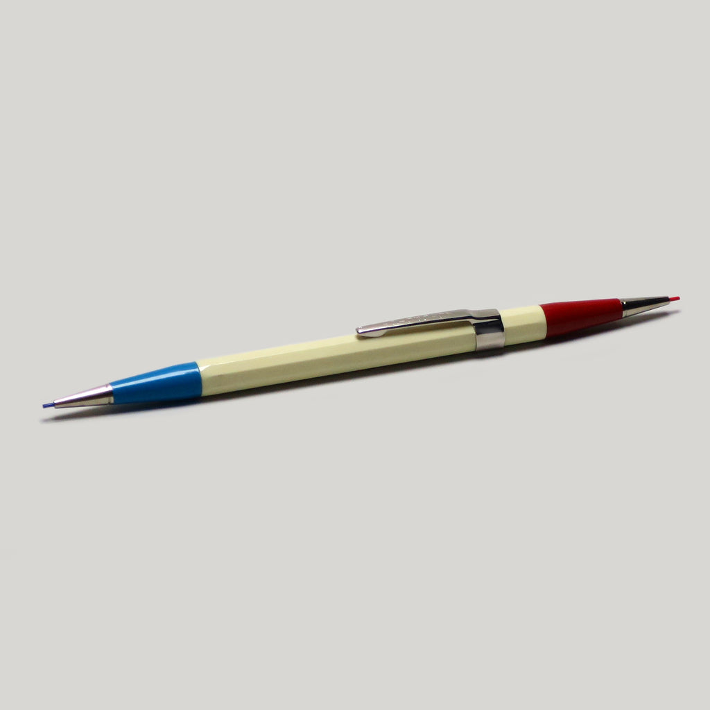 red blue mechanical pencil