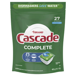 Cascade Complete ActionPacs, Dishwasher Detergent, Fresh Scent, 27 Ct - MAK PERSONA ™
