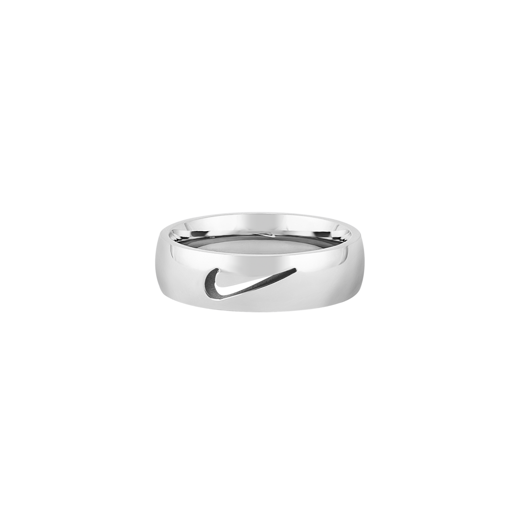 Nike Silver Cutout Ring – Garmisland