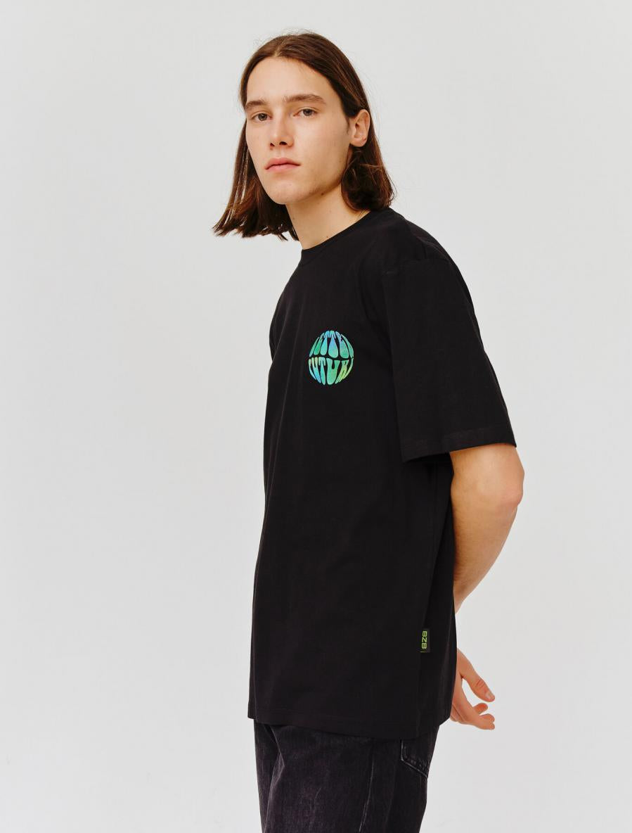Bizzbee Better Future print T-shirt in black – Garmisland