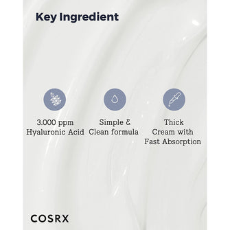 Beige COSRX Hyaluronic Acid Intensive Cream