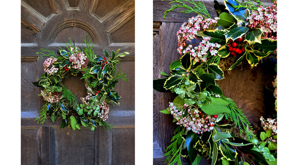 Glyndebourne Wreath on a door