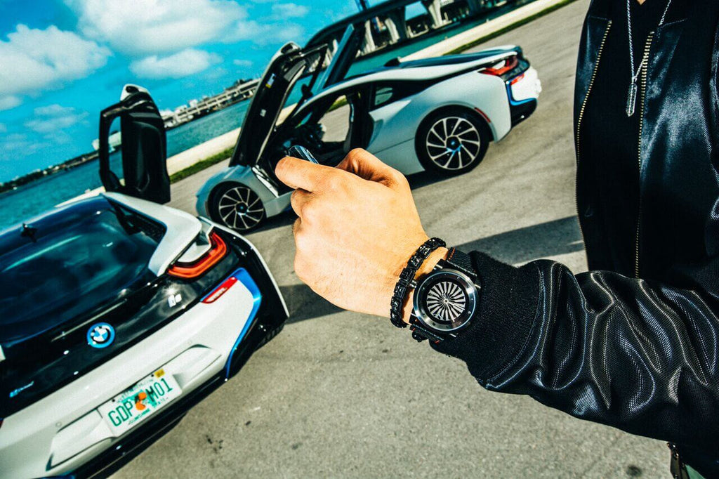 ZINVO Blade Gunmetal Miami BMW i8 Watch