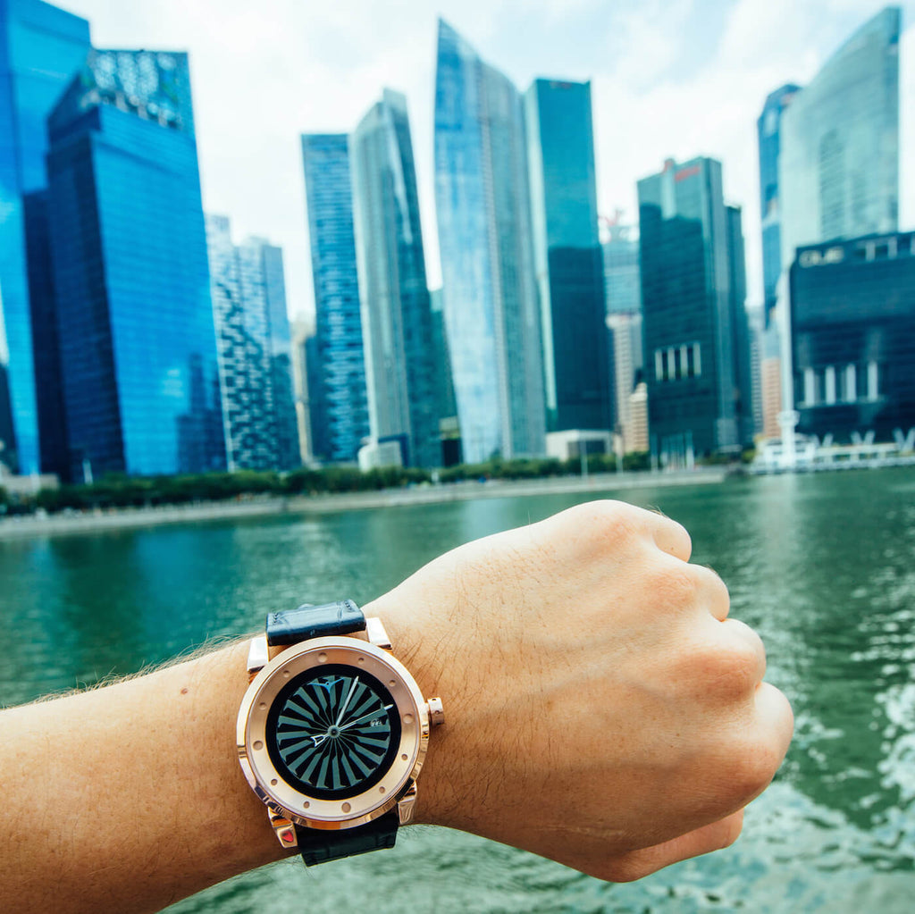 ZINVO Blade Rose Gold Singapore Watches