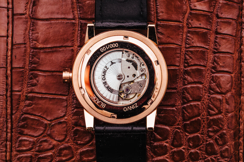ZINVO Rose Gold Blade Limited Edition Watch