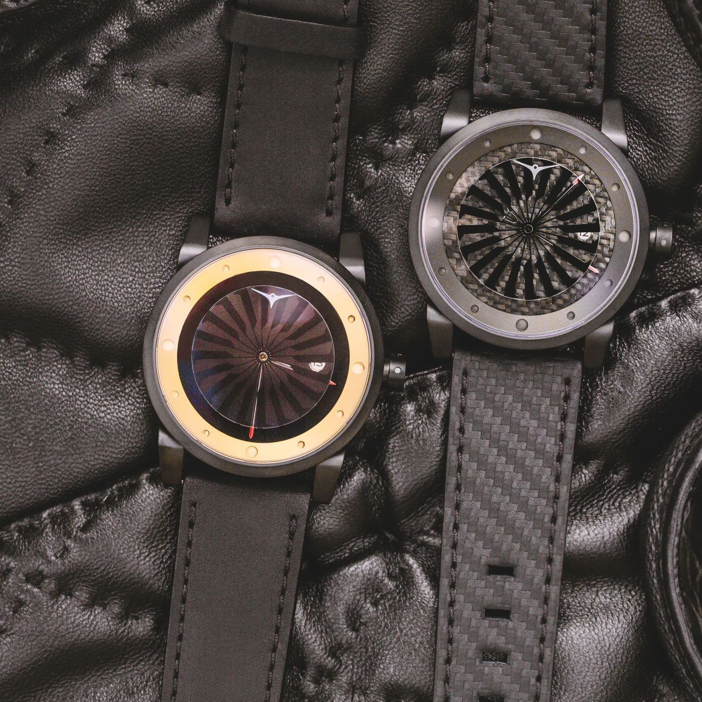 ZINVO Blade Nemesis Yellow Gold Watches