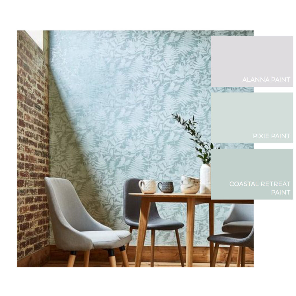Prairie Room Wallpaper - Blue