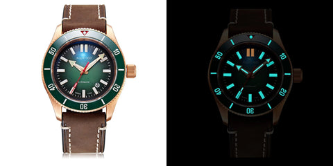 best bronze tritium watch for men