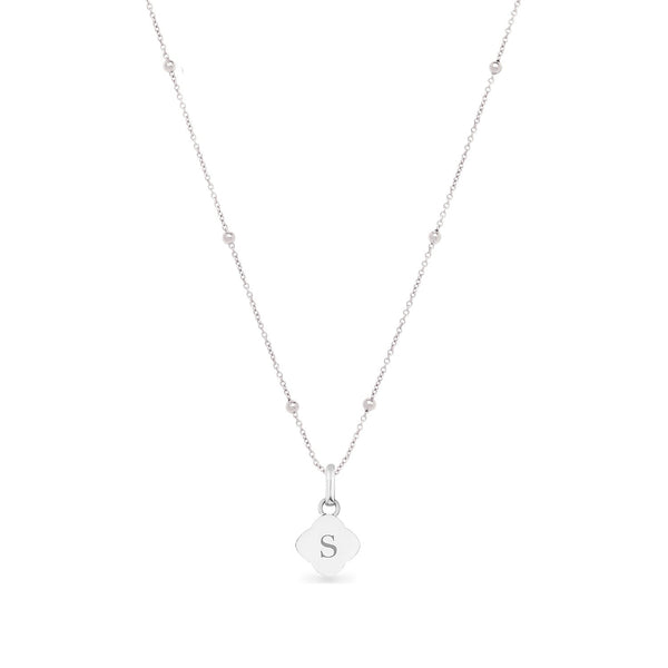 Pearl Clover Necklace (Silver)