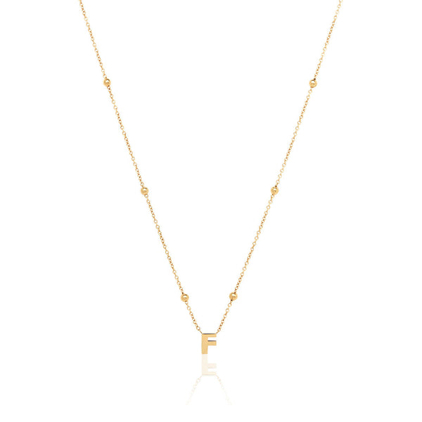 Coin Fine Chain Necklace (Gold)