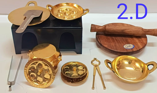 7 Pcs Home Starter Kitchen Cookware Set, Tawa Kadai Chakla Belan, Kitchen  tool Set