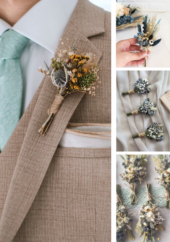 Boutonniere, Wedding Boutonniere, Groomsmen Boutonnieres, Wedding Bouts, Boutonniere  Pins, Boho Boutonniere, Boutonniere Flowers 