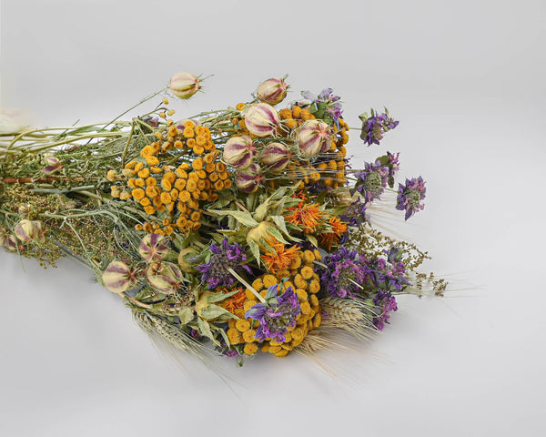 230+ Stems Dried Lavender Flowers Bundles, 3 Bunches Stems Natural Dry Lavender Flowers Sprigs Stems 17 Dried Flowers for DIY Home Fragrance