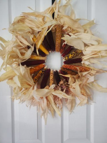 Mini Indian Corn Wreath