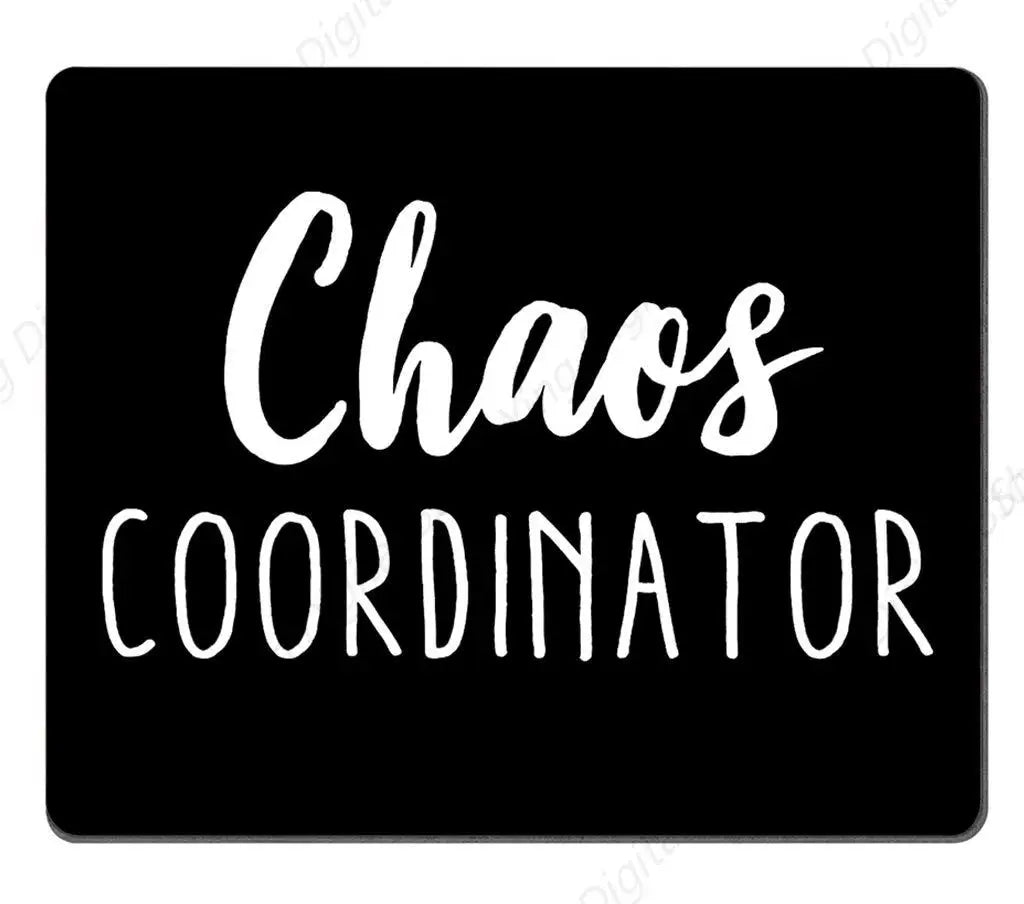 Chaos Coordinator Anti Slip Gaming Mouse Pad Suitable For Gaming Office Laptop Mouse Pad 25*30cm