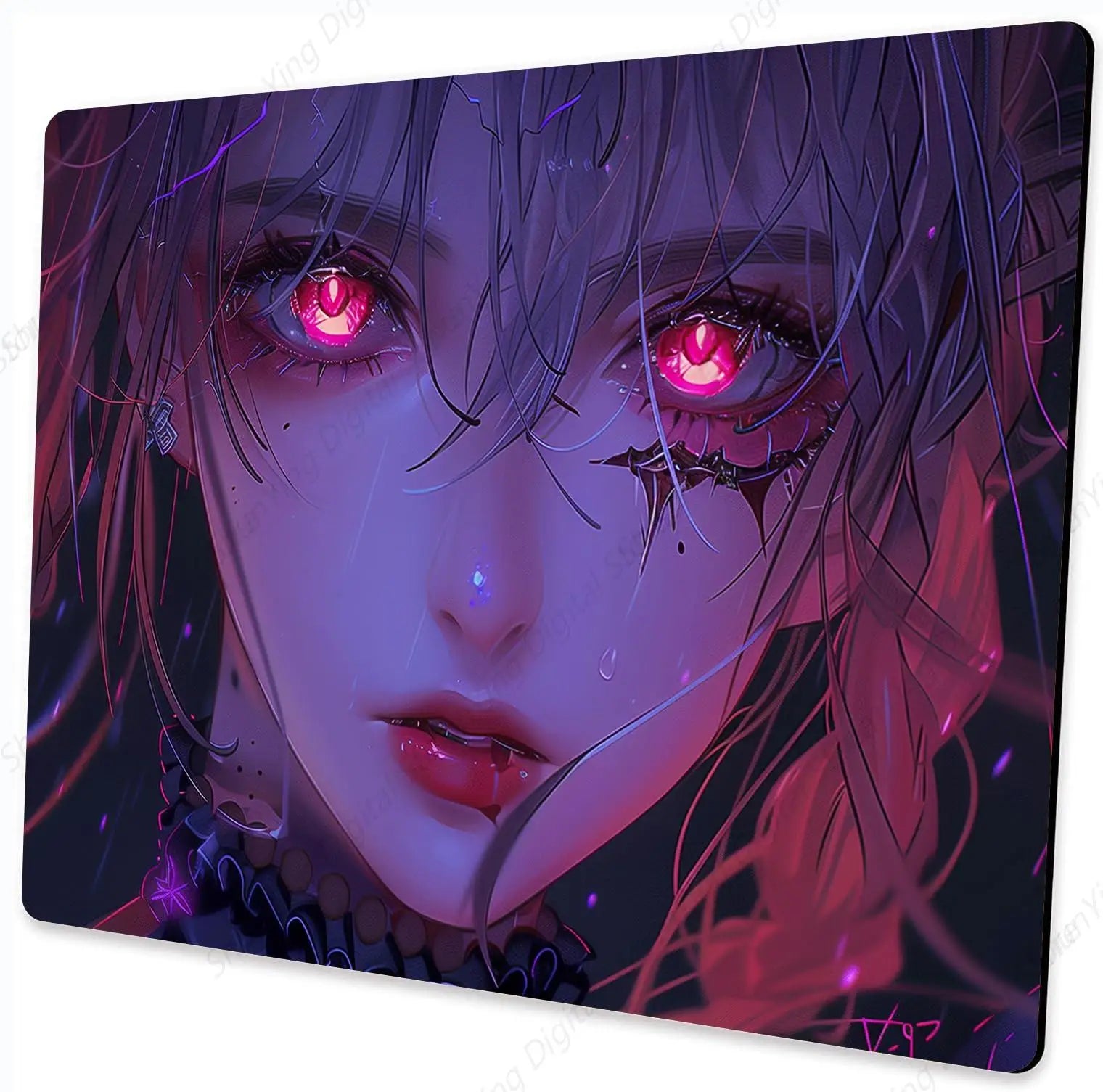 Anime Girl Cool Square Mouse Pad Gaming Mouse Pad Anti Slip Rubber Notebook Computer Office Desktop Mouse Pad Gift 25*30cm
