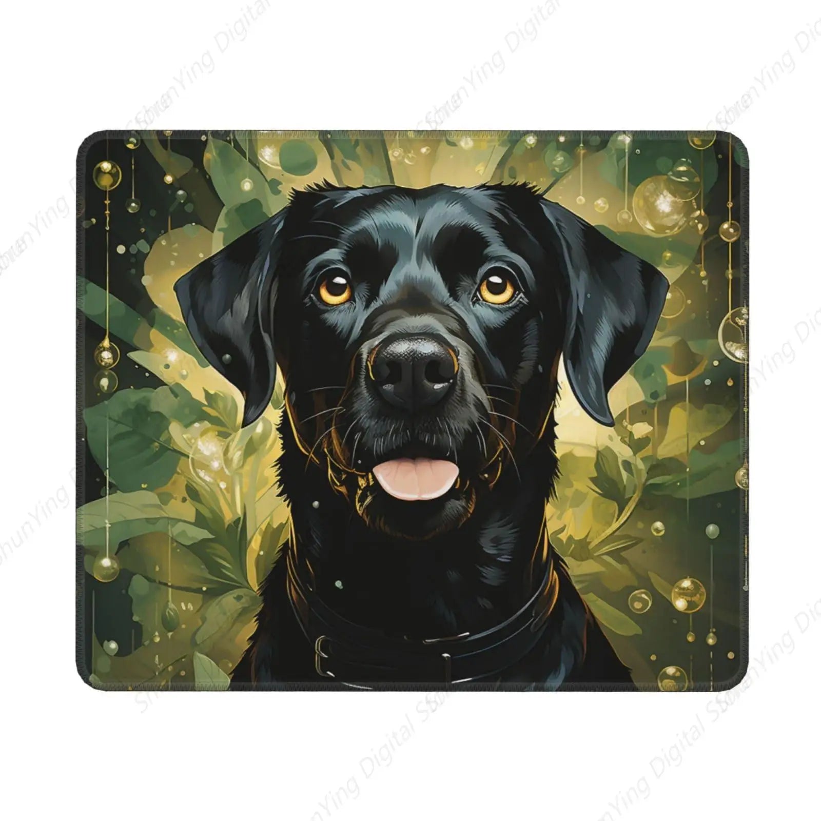 Pet Dog Pattern Anti Slip Mouse Pad Rubber Base Durable Gaming Table Pad Suitable For Gaming And Work Computers 18*22cm