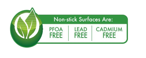 PFOA Free Cookware, No Lead Or Cadmium