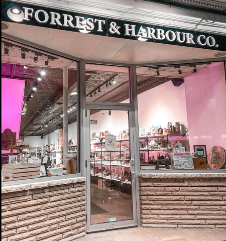 store front of forrest and harbour