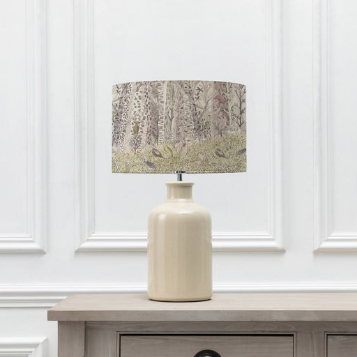 Elspeth Table Lamp Cream With Whimsical Tale Willow Shade - 40cm LAMP/LB200036/LB+LS220037