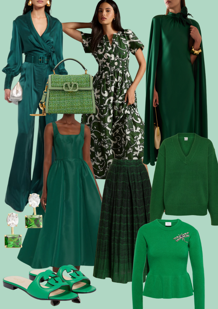 Emerald Green clothing on trend