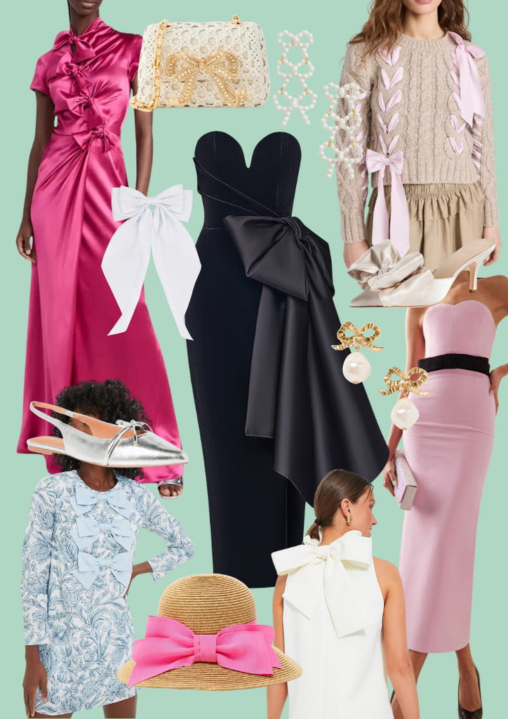 Bows and playful feminine clothing on trend