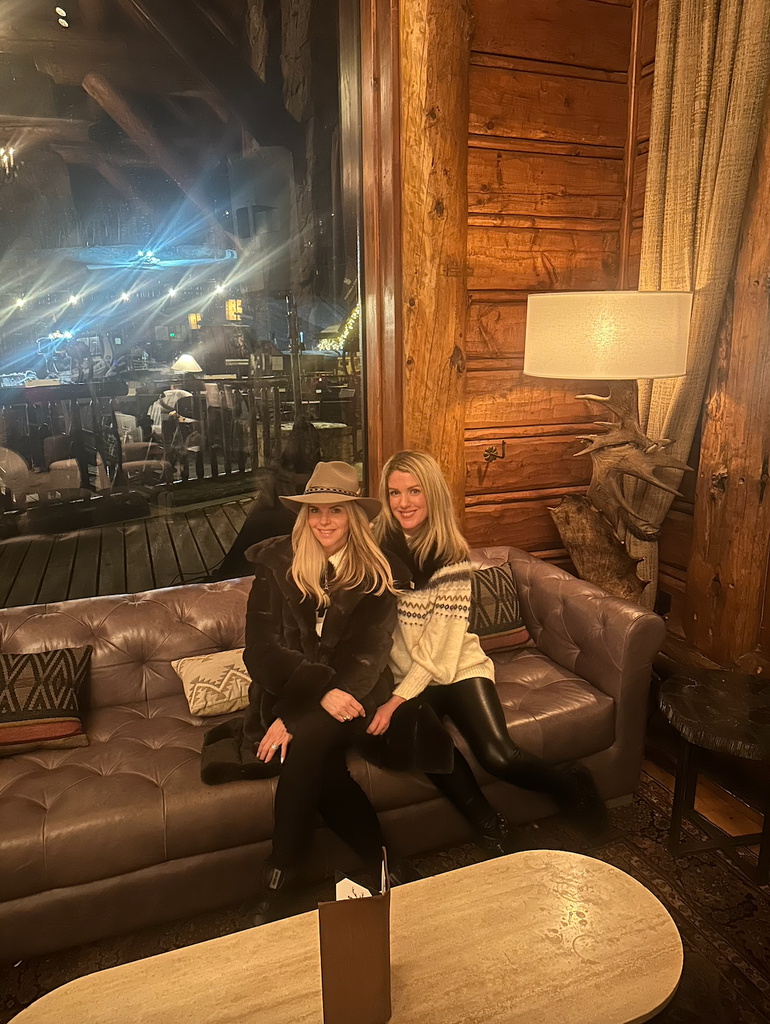 Erin and her friend in Vail