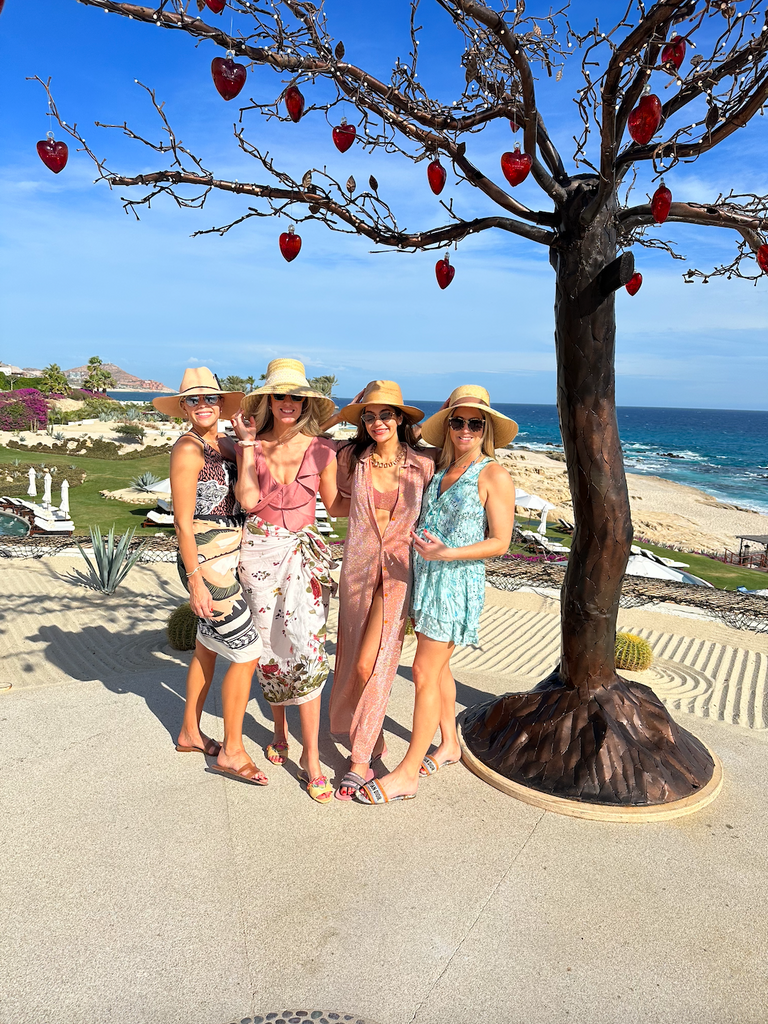 Erin and her friends on their trip to Las Ventanas in Cabo