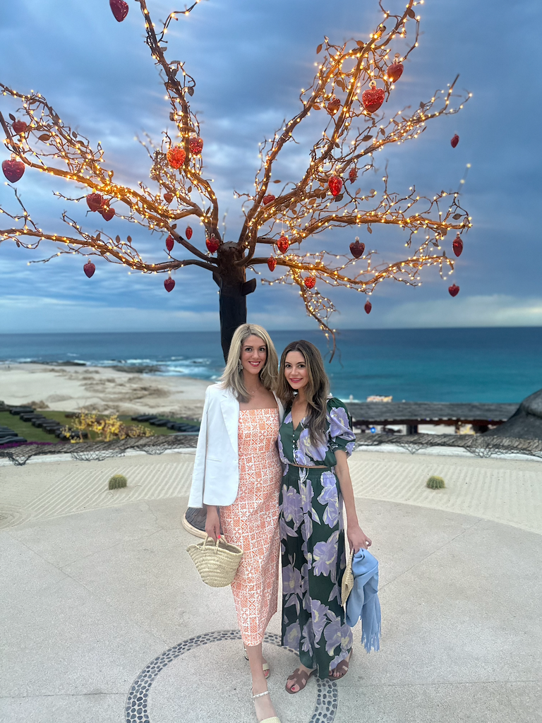 Erin and her friend on their trip to Las Ventanas in Cabo