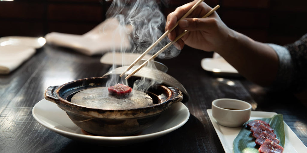 A photo of the Hot Rock at Uchiko Austin via their website