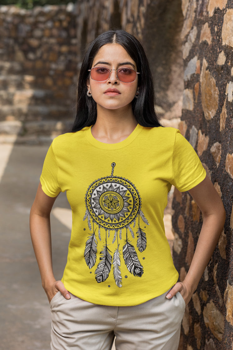 Dream Catcher Mandala T-shirt for Women
