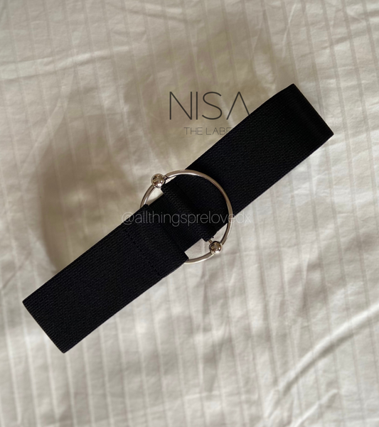 Round anchor buckle gothic waist cincher belt – NISA The Label