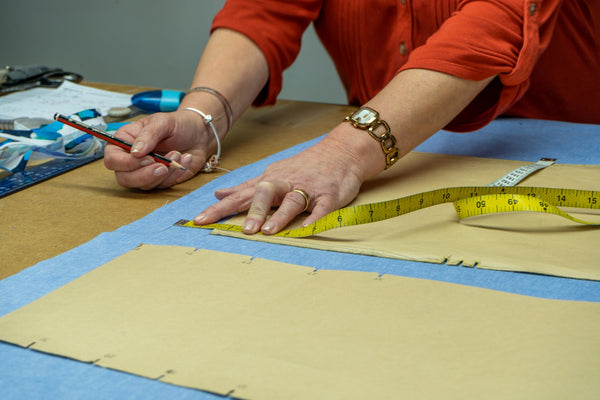 Drawing Around The Pattern & Cutting The Fabric