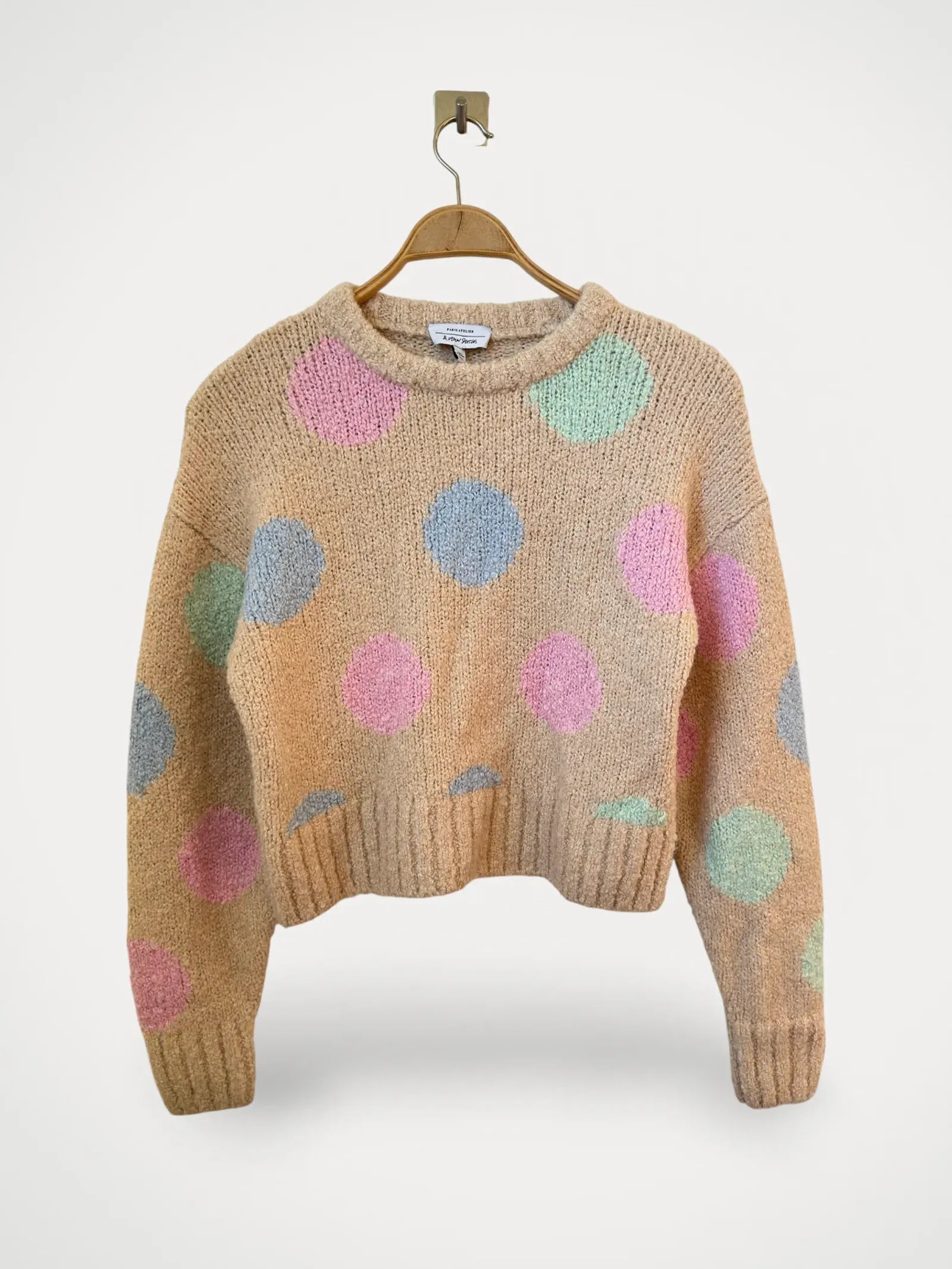 image of & Other Stories Jacquard Poodle Knit-ulltröja NWOT