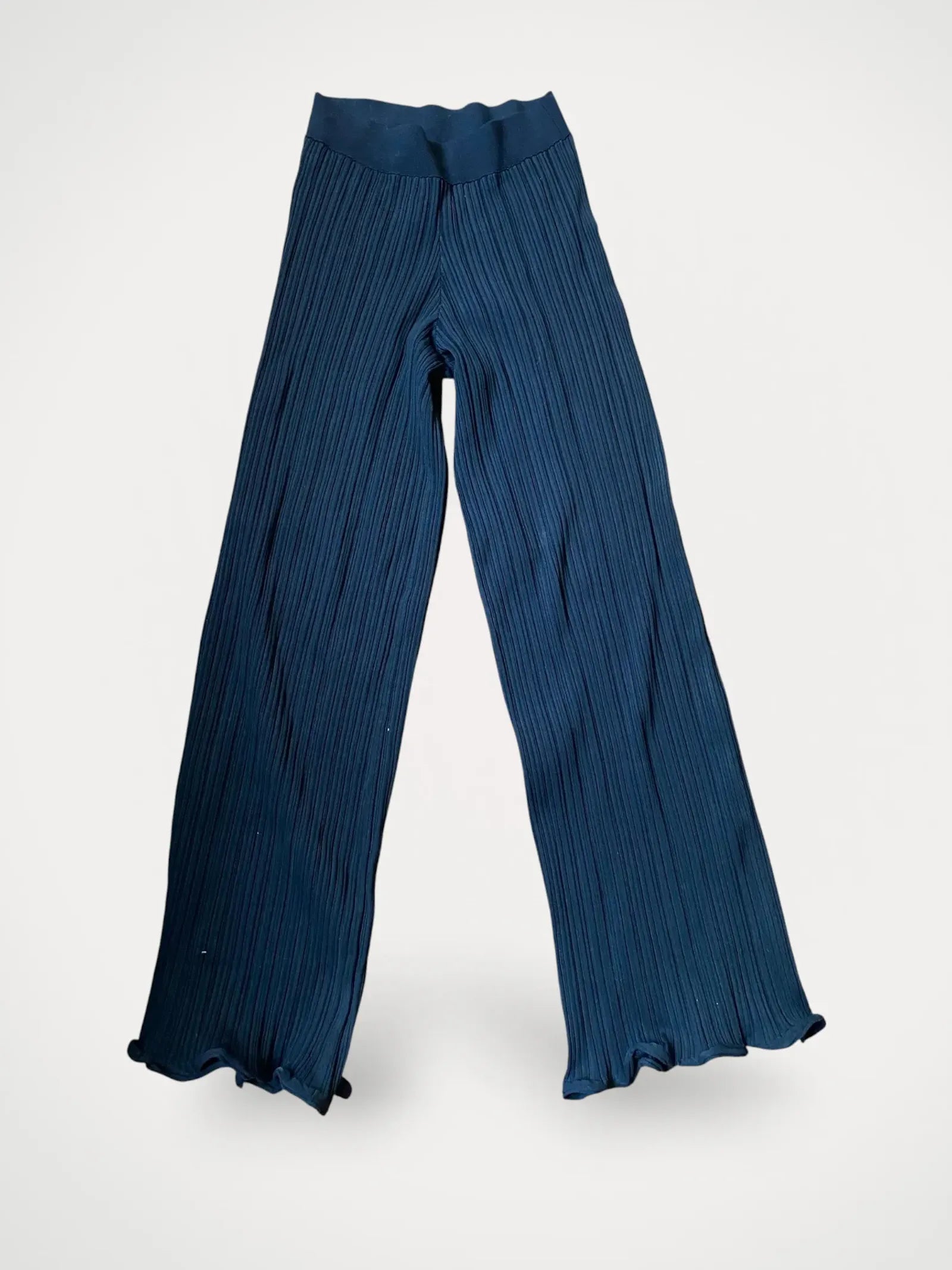 image of Acne Studios Ribbed-byxor