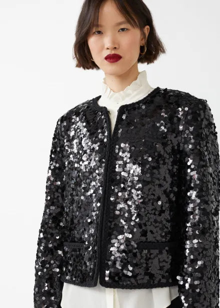 image of & Other Stories Sequin Party-kavaj NWT