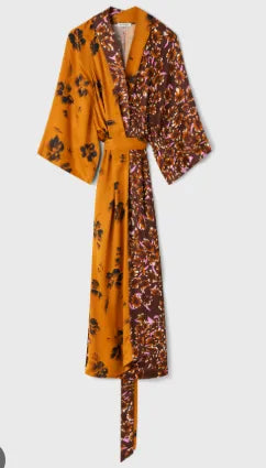image of Rodebjer Mabelin Cape Patchwork-klänning NWOT