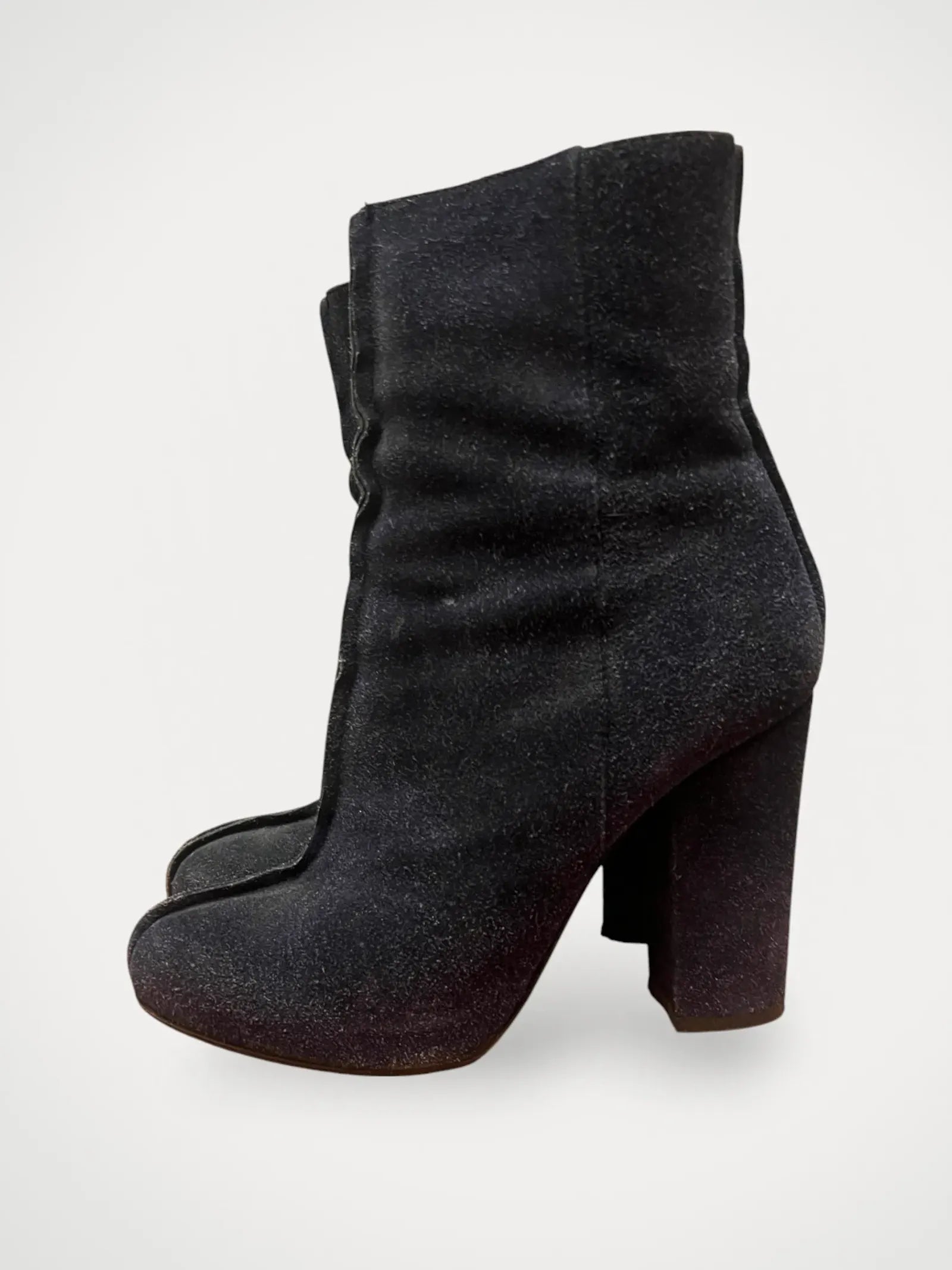 image of Acne Studios Acne Blue Suede-boots