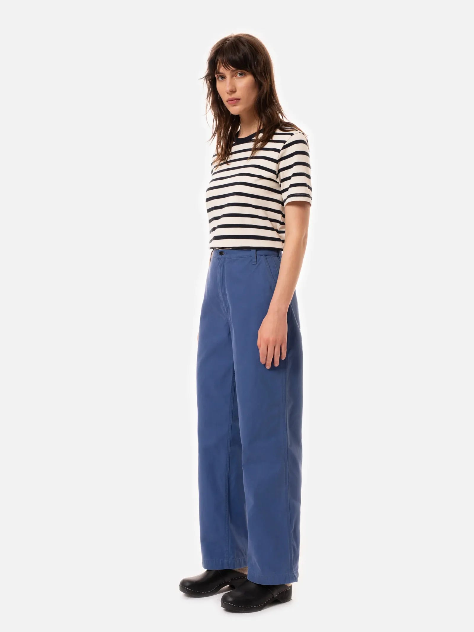 image of Nudie Wendy Worker French Blie-byxor NWOT