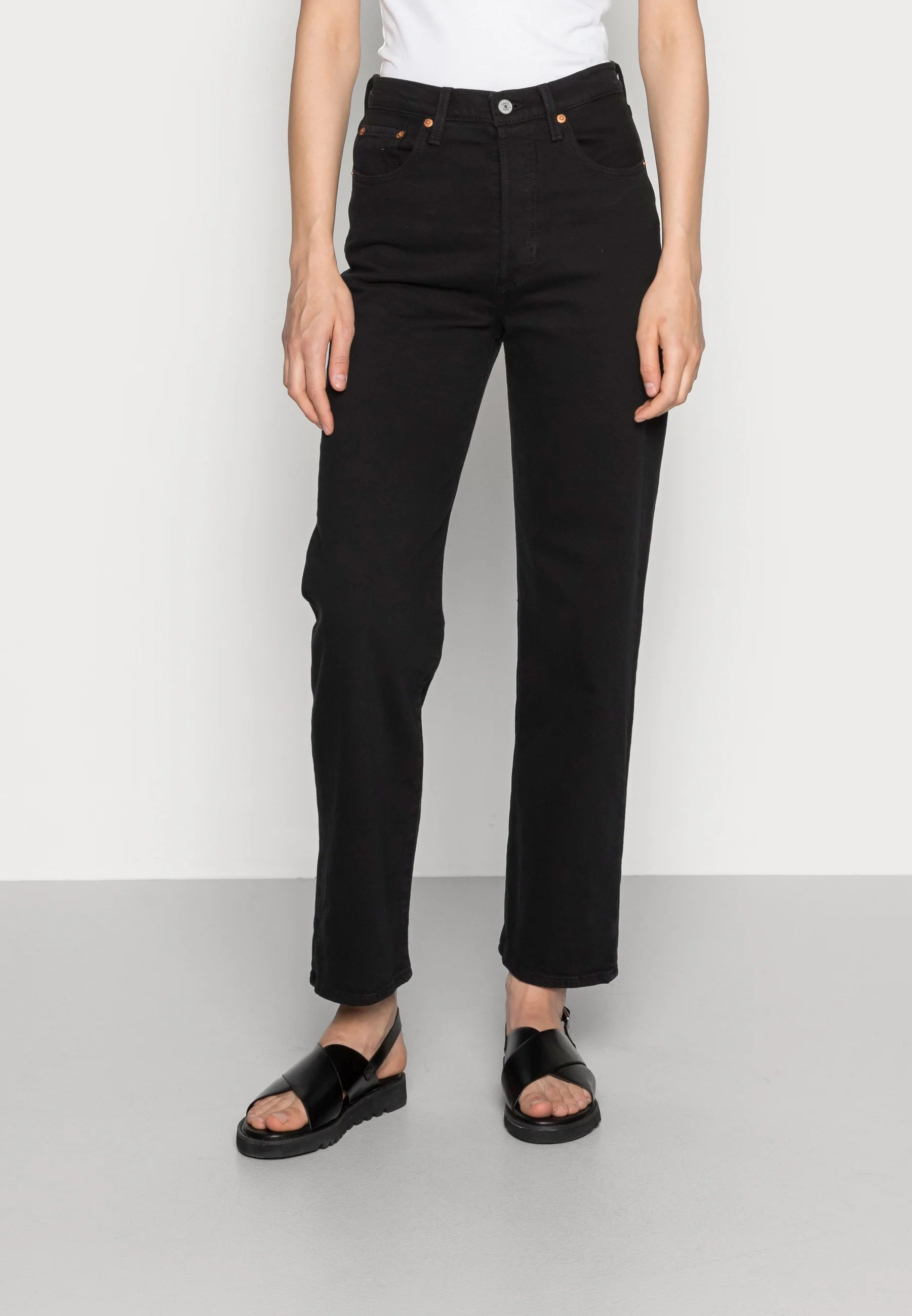 image of Levi's Ribcage Straight Ankle-jeans