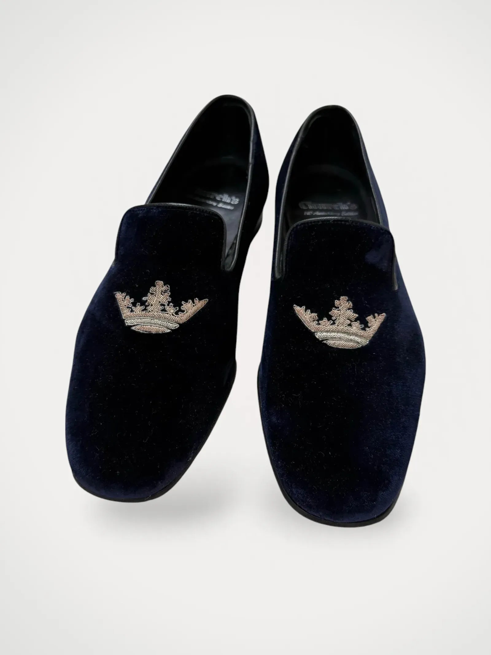 Image of Churchs Velvet Slippers-loafers