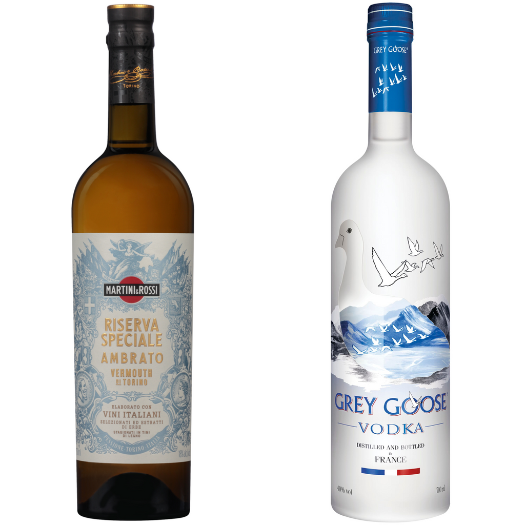 Grey Goose la Collection, Vodka Premium, 4 x 5cl, 40%, coffret découverte :  : Epicerie