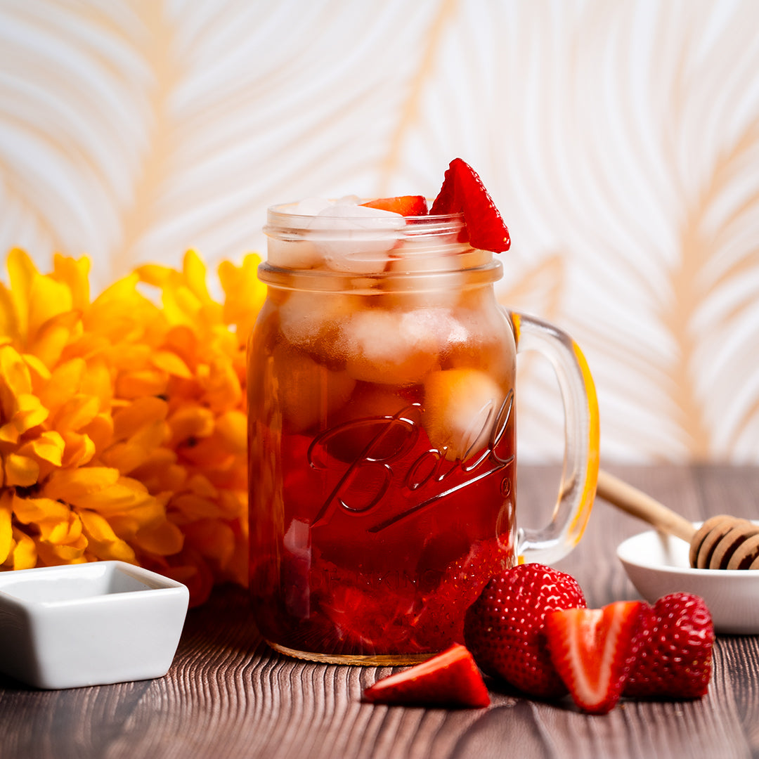 Herbal Honey-Berry Iced Tea