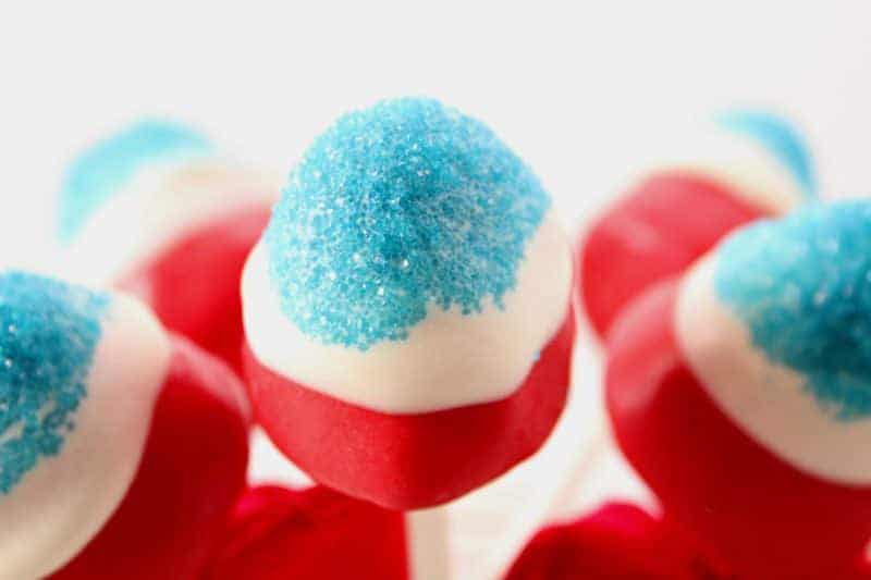 Easy 4th of July Firecracker Strawberry Pops