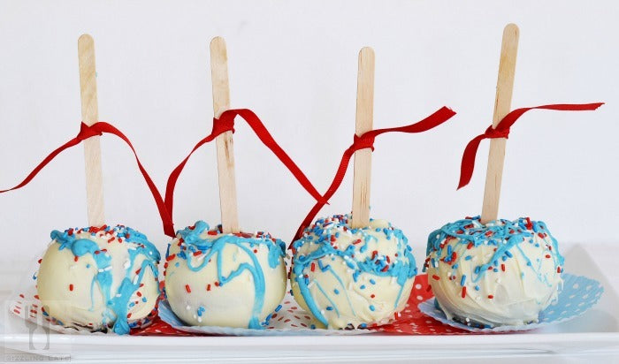 Patriotic Candy Apples