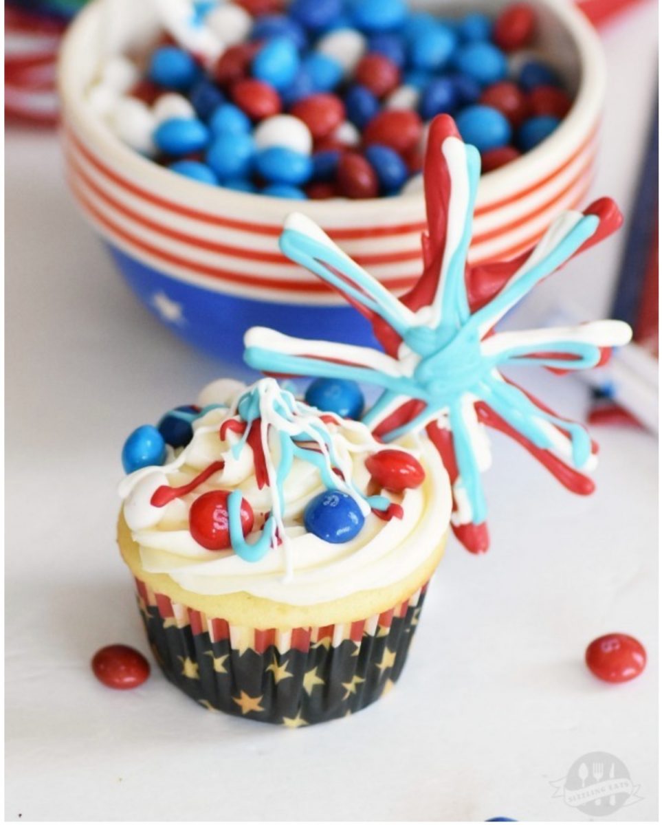 Fireworks Cupcakes